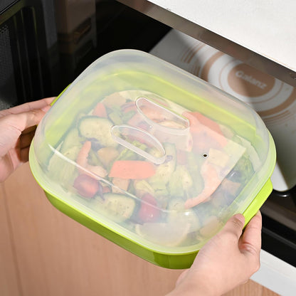 Fox Run Microwave Vegetable Steamer, 8" x 10.5" x 4" Steamer For Microwave