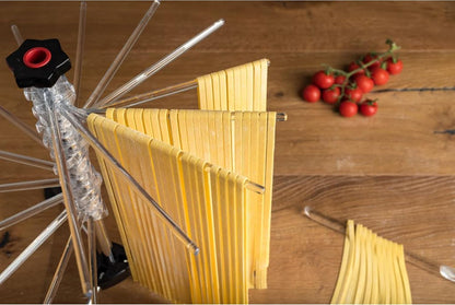 Marcato Tacapasta Premium Pasta Drying Rack. Foldable Pasta Dryer with Multiple Arms for Spaghetti, Fettuccine and Noodles, Compact Storage Design, Stable Base. Made in Italy