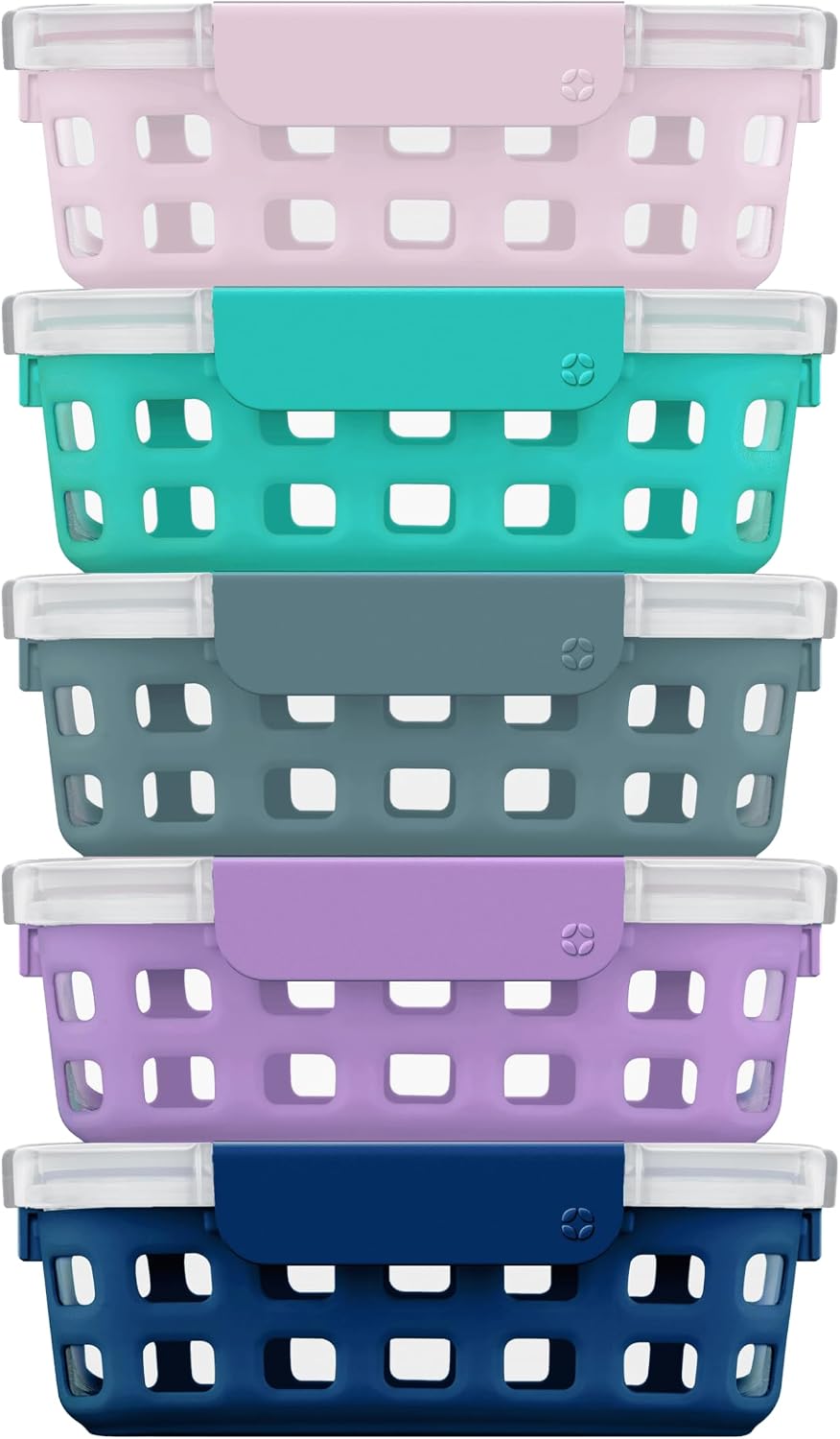 3.4 Cup 27 Oz Food Storage Meal Prep Container Set, 10 Piece Reusable BPA Free Lunch Containers for Kitchen, Meal Prep