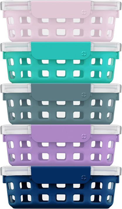3.4 Cup 27 Oz Food Storage Meal Prep Container Set, 10 Piece Reusable BPA Free Lunch Containers for Kitchen, Meal Prep