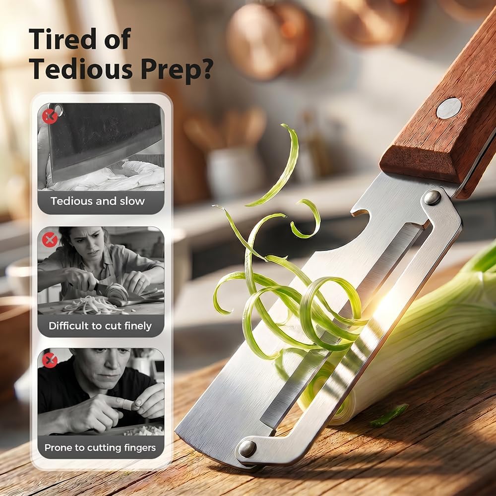 2 Pcs Premium Vegetable Peeler, Multi-Functional Vegetable Stainless Steel Peeler with Wooden Handle and Bottle Opener, Kitchen Gadgets Tool for Vegetables and Fruits, Pumpkin, Potato (2 Colors)