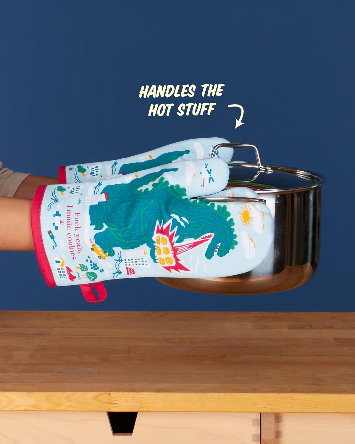 Blue Q Oven Mitts - Cute Kitchen Accessories & Kitchen Gifts - from Scratch