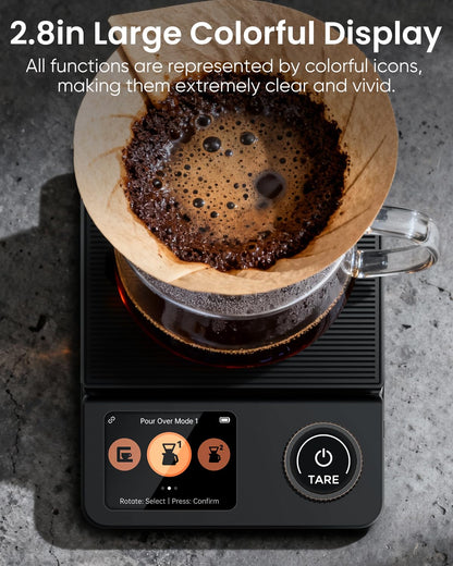 INSMART Pour Over Coffee Scale with Timer, 5kg/0.1g High Precision