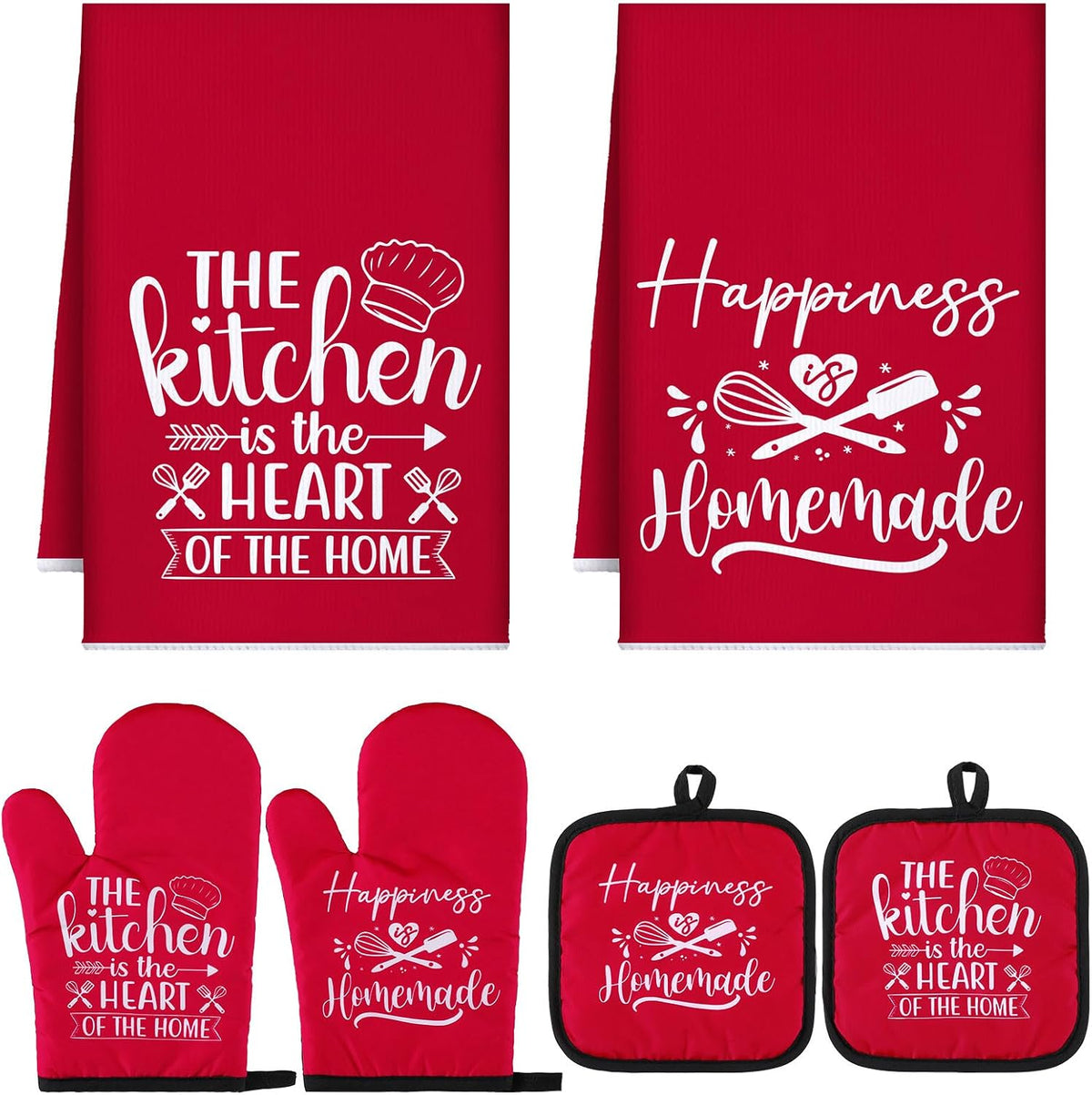 Sratte 6 Pcs Farmhouse Kitchen Decor Accessories Set