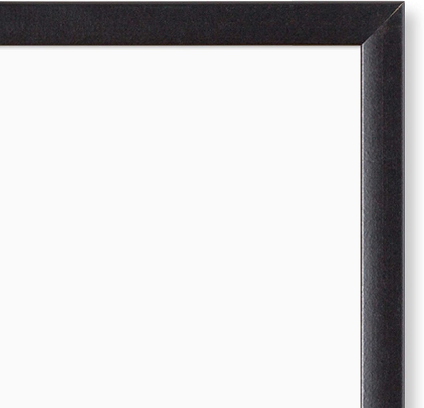 U Brands Framed Magnetic Weekly Calendar Dry Erase White Board, Office Supplies, Black Frame, with Marker, Magnet, 11” x 18”
