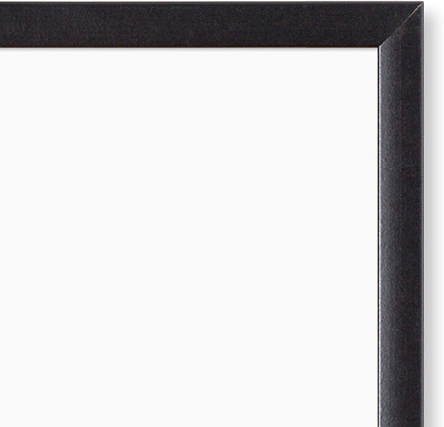 U Brands Framed Magnetic Weekly Calendar Dry Erase White Board, Office Supplies, Black Frame, with Marker, Magnet, 11” x 18”