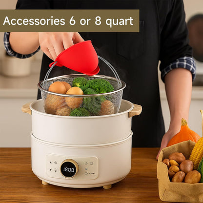Stainless Steel Steamer Basket for 6 or 8 quart Instant Pot