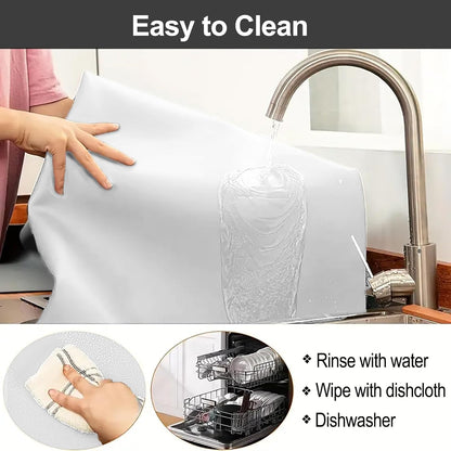 Silicone Kitchen Counter Mat by AiBOB, Heat Resistant Mat for Kitchen, Nonstick and Nonslip Countertop Protector, Waterproof Craft Table Placemat