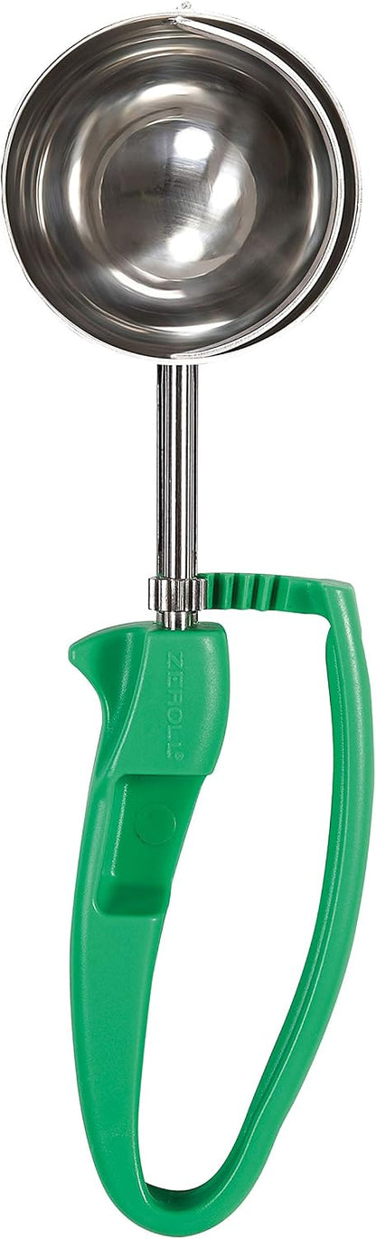Zeroll 2030 Universal Standard Length EZ Disher Food Portion Control Scoop Designed for Right or Left Hand Use Dishwasher Safe NSF Approved, 1 3/4-Inch, Black
