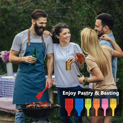 Hhyn Silicone Basting Pastry Brush Set 2 Pack