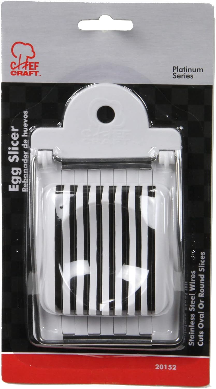 Chef Craft Basic Plastic Egg Separator, 5 inches in length, White
