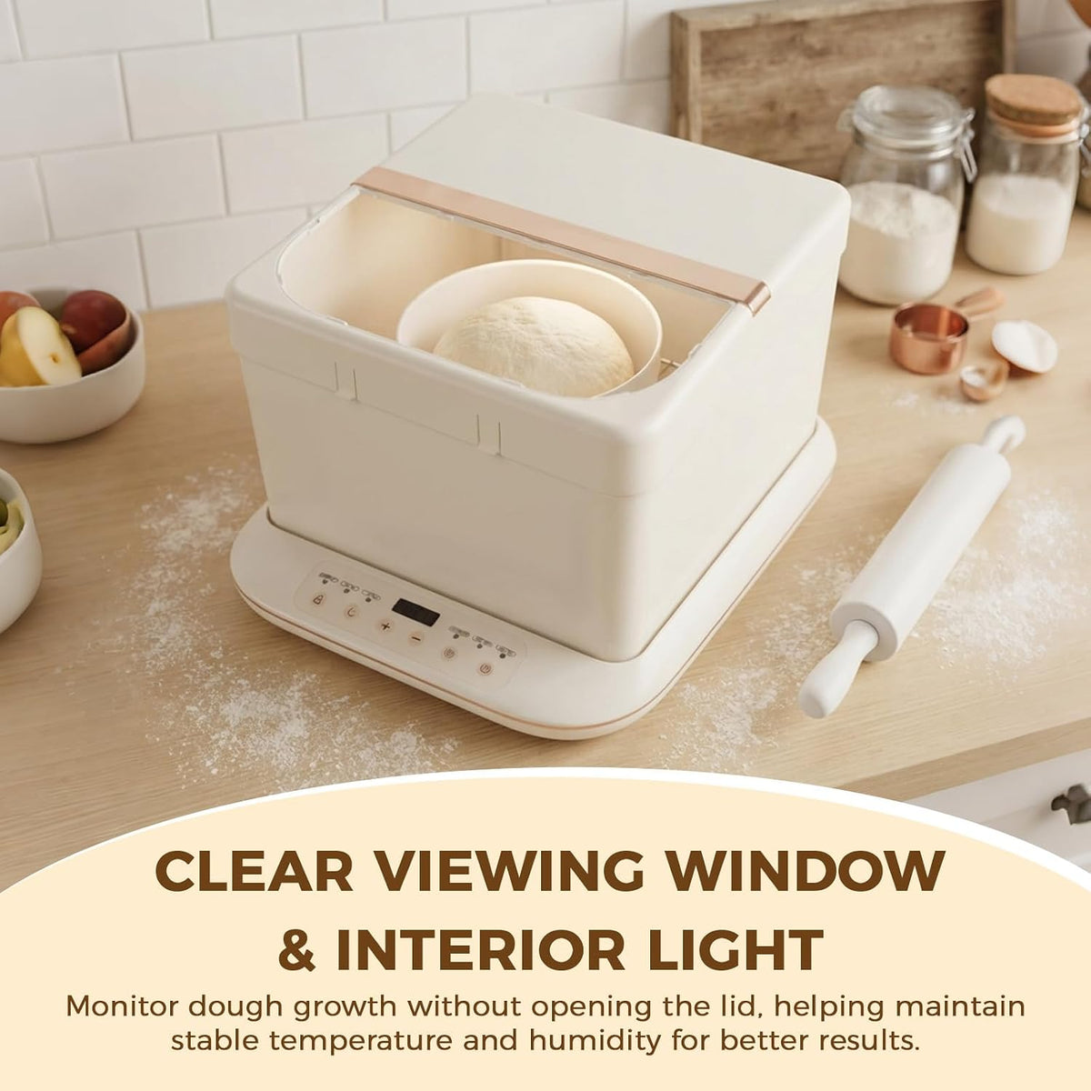 Foldable Bread Proofing Box, 25L Sourdough Proofer & Slow Cooker