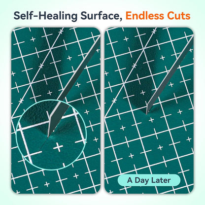 HTVRONT Cutting Mats 12x12, Compatible with Cricut Maker/Explore