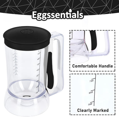 Eggssentials Pancake Batter Dispenser with Squeeze Handle Pancake Dispenser