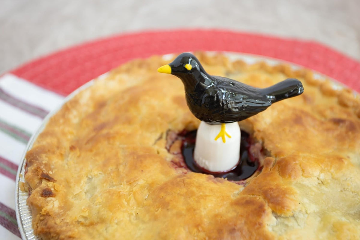Fox Run Blueberry Pie Vent, Pie Bird for Baking