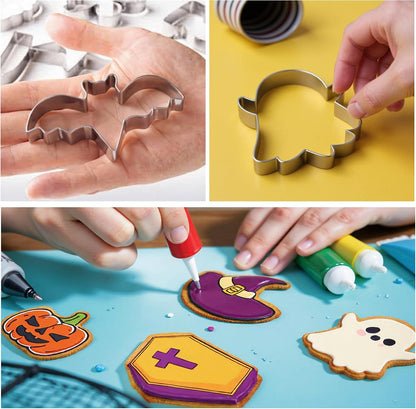 Fall Thanksgiving Cookie Cutters - 7PCS Stainless Steel Biscuit Molds