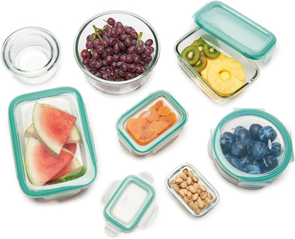OXO Good Grips 1 Cup Smart Seal Airtight Glass Round Food Storage Container