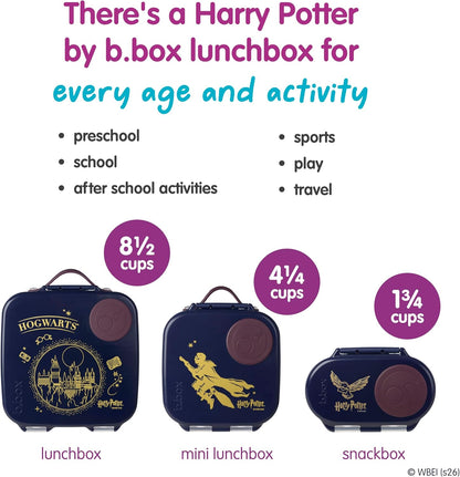 b.box Snack Box 2-Pack - Leak Proof Mini Bento Box for Kids & Toddlers, 2 Compartment Snack Containers for Kids, Dishwasher Safe, BPA-Free, PFAS-Free, Ages 4mo+, 1 3/4 Cup Each (Strawberry + Lilac)