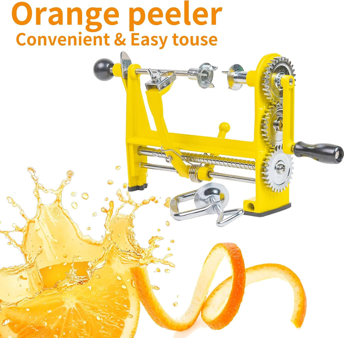 Orange Peeler Hand-cranked Apple peeler with powerful clamp base green