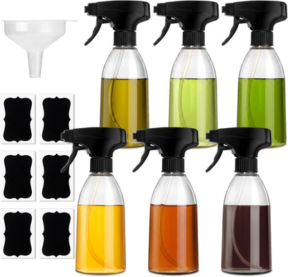 gmisun Oil Sprayer for Cooking, Olive Oil Spray Bottle, 10oz Food-Grade Plastic Oil Spritzer Mister, Refillable Oil Dispenser Bottle for Salad, BBQ, Grilling, Kitchen Baking, Roasting