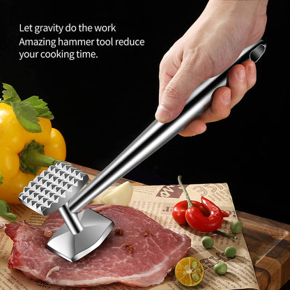 Aliglow Meat Tenderizer Hammer Tool Pounder For Tenderizing Beef Poultry