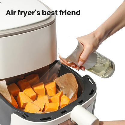 Mistifi Oil Sprayer for Cooking, Fan Spray, Refillable, Non-Aerosol 6oz