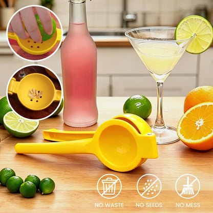 8.7" Lemon Squeezer Combo, Manual Citrus Juicer for Limes & Lemons