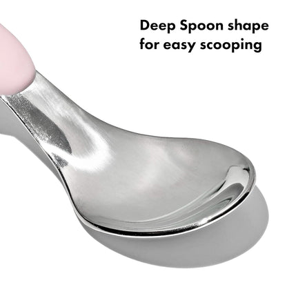 OXO Tot On-The-Go Fork and Spoon Set - Dusk