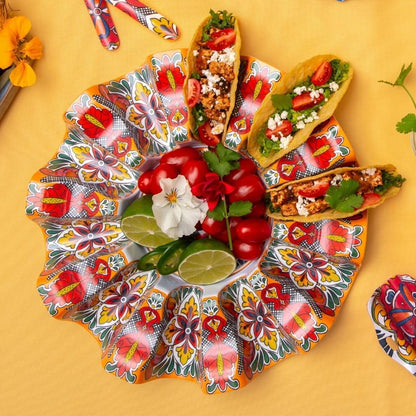 Prepara Talavera Taco Carousel, Red