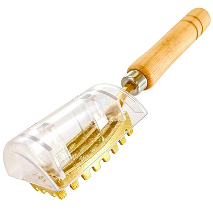 YAMASAN KYOTO UJI Brass & Wood Fish Scale Remover, Tsubame-Sanjo, Japan