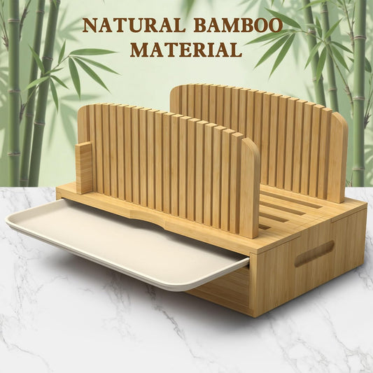 LOHASOK Bamboo Bread Slicer Guide