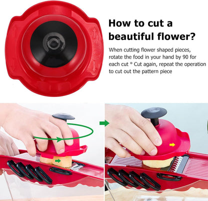 DOITOOL Food Slicer Safety Holder Finger Guard for Mandoline Slicer and Vegetable Grater 4.52X4.25X1.96In Multi-Functional Hand Protector for Kitchen Cutting Tasks