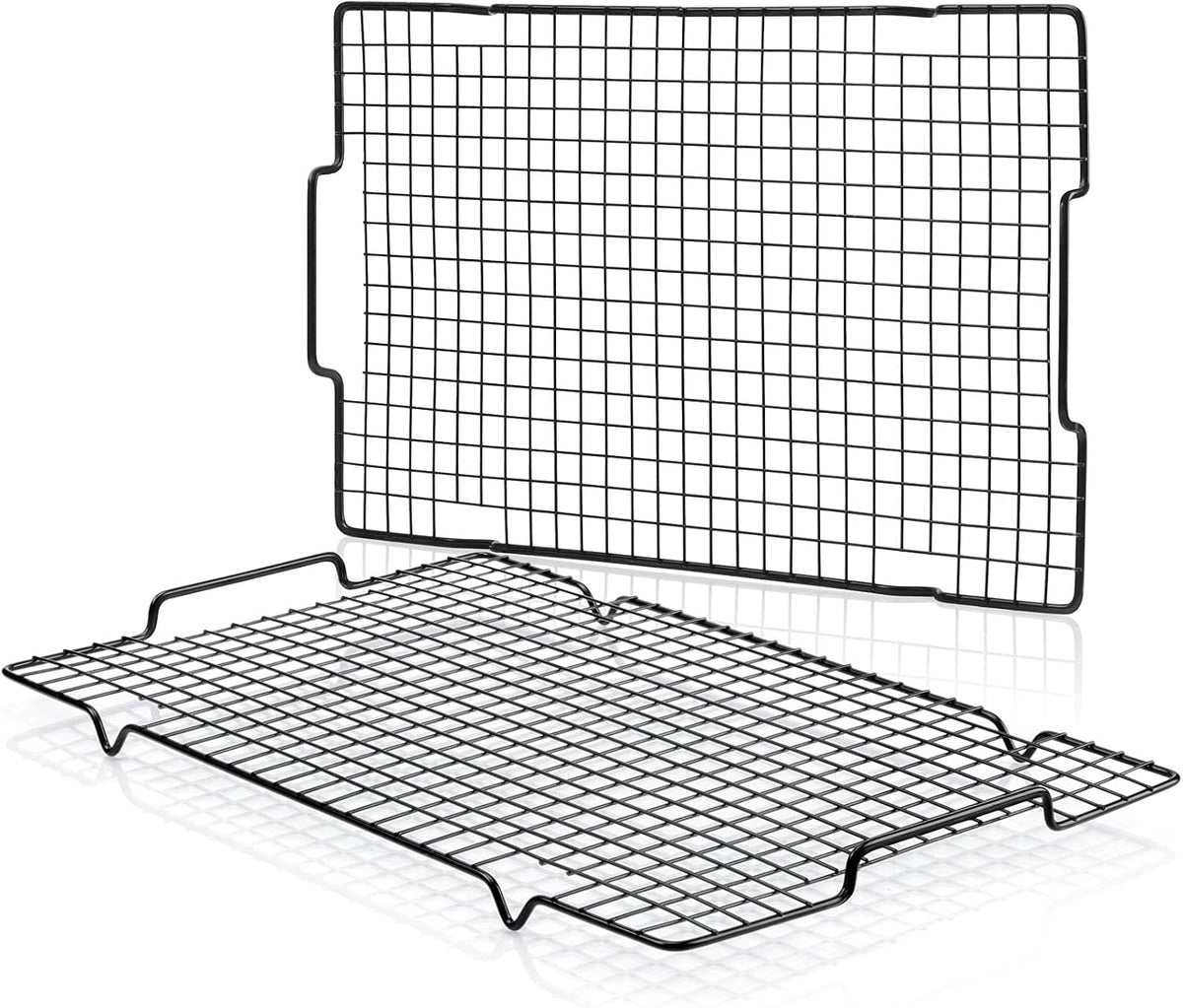 HULISEN Cooling Rack, 16 x 10 Inch Nonstick Baking Rack with Handles