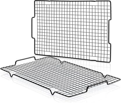 HULISEN Cooling Rack, 16 x 10 Inch Nonstick Baking Rack with Handles