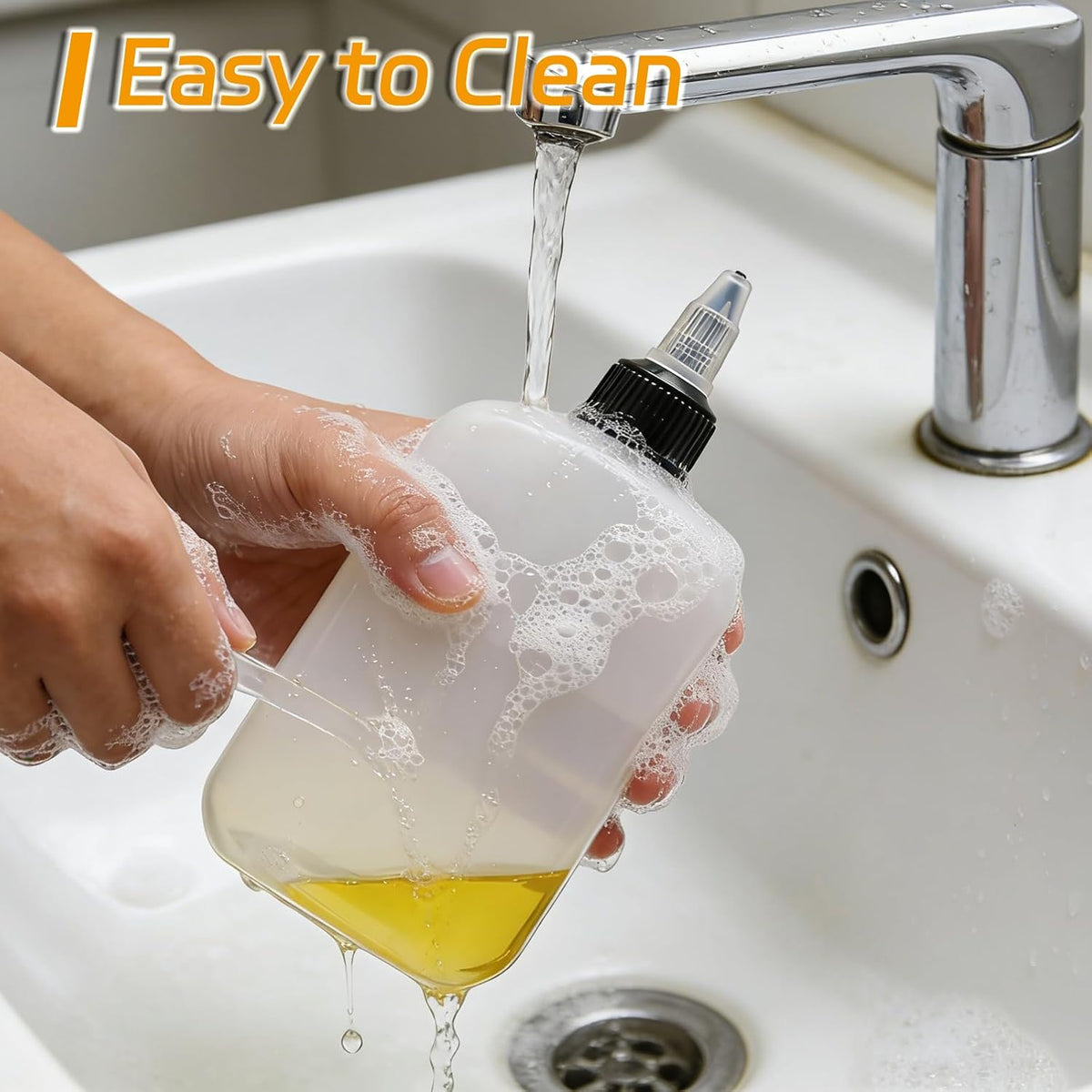 100ML Oil Dispenser Bottles, Leak-Proof Twist Cap Squeeze