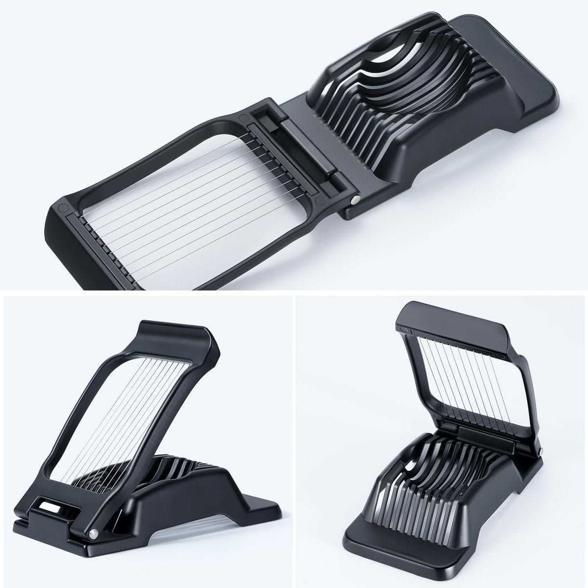 Sopito Heavy Duty Stainless Steel Wire Egg Slicer for Hard Boiled Eggs