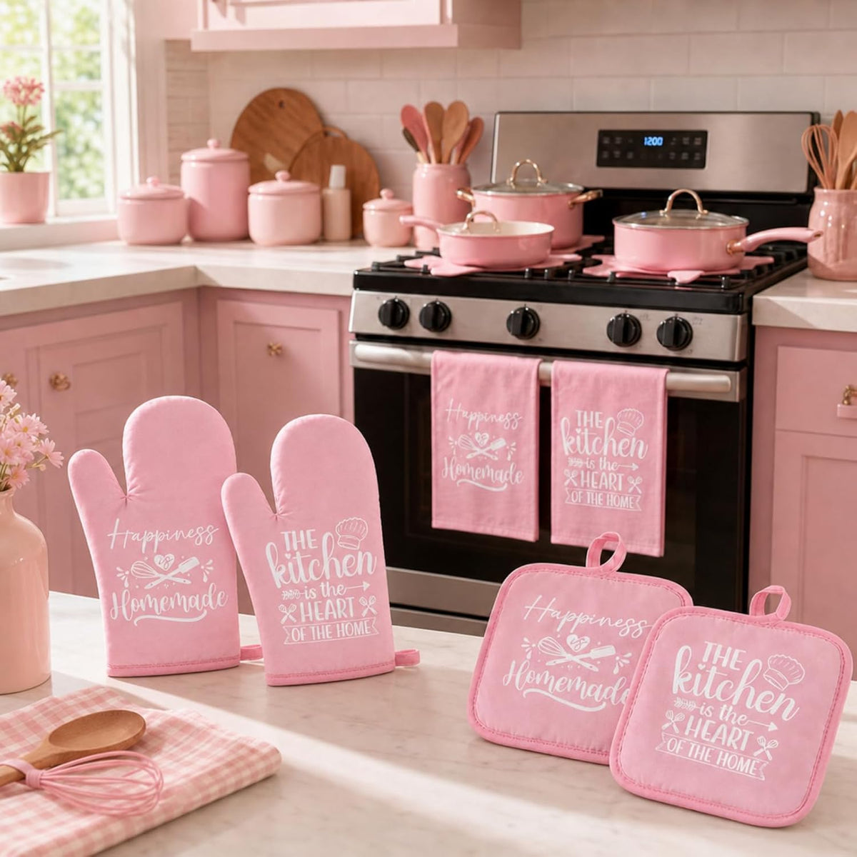 Sratte 6 Pcs Farmhouse Kitchen Decor Accessories Set