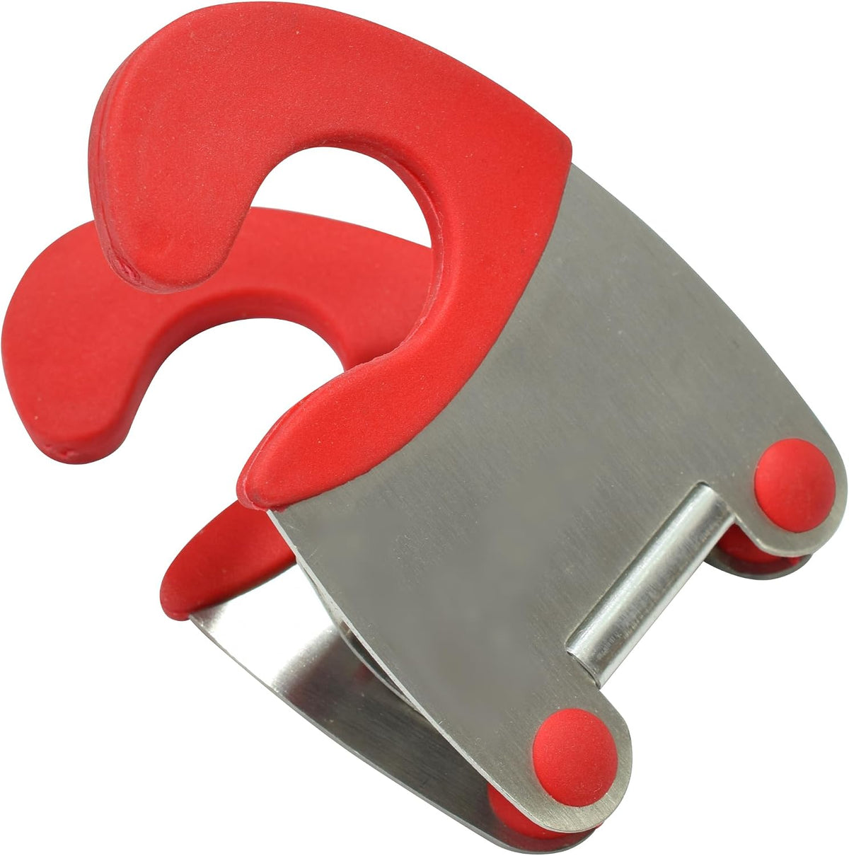 R&M Clip-On Utensil Holder - Keep Cooking Tools Organized and Accessible – Attaches to Pots, Pans, or Countertops – Steel and Silicone