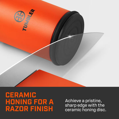 TUMBLER Pro Rolling Knife Sharpener™ (Orange)