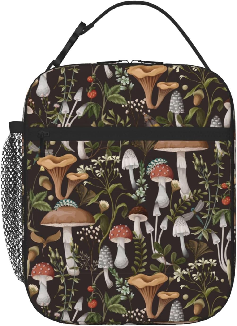 Dinosaur Volcano Insulated Lunch Bag for Women & Men, Reusable Leak-Proof Lunch Box with Cooler Compartment, Lunch Tote for Adults Work Travel Picnic Durable & Washable