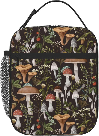 Dinosaur Volcano Insulated Lunch Bag for Women & Men, Reusable Leak-Proof Lunch Box with Cooler Compartment, Lunch Tote for Adults Work Travel Picnic Durable & Washable