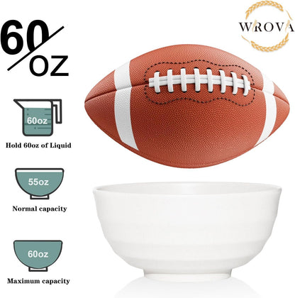 Wheat Straw Bowl Sets,8 PCS Unbreakable Cereal Bowl 26 OZ,Microwave and Dishwasher Safe Bowls,Bowl Sets for Camping and Picnic BPA Free Colorful Salad Bowls for Serving Soup,Oatmeal and Fruit Etc…