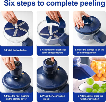 Electric Potato Peeler Automatic Electric Peeler Fruit Vegetable Peeler