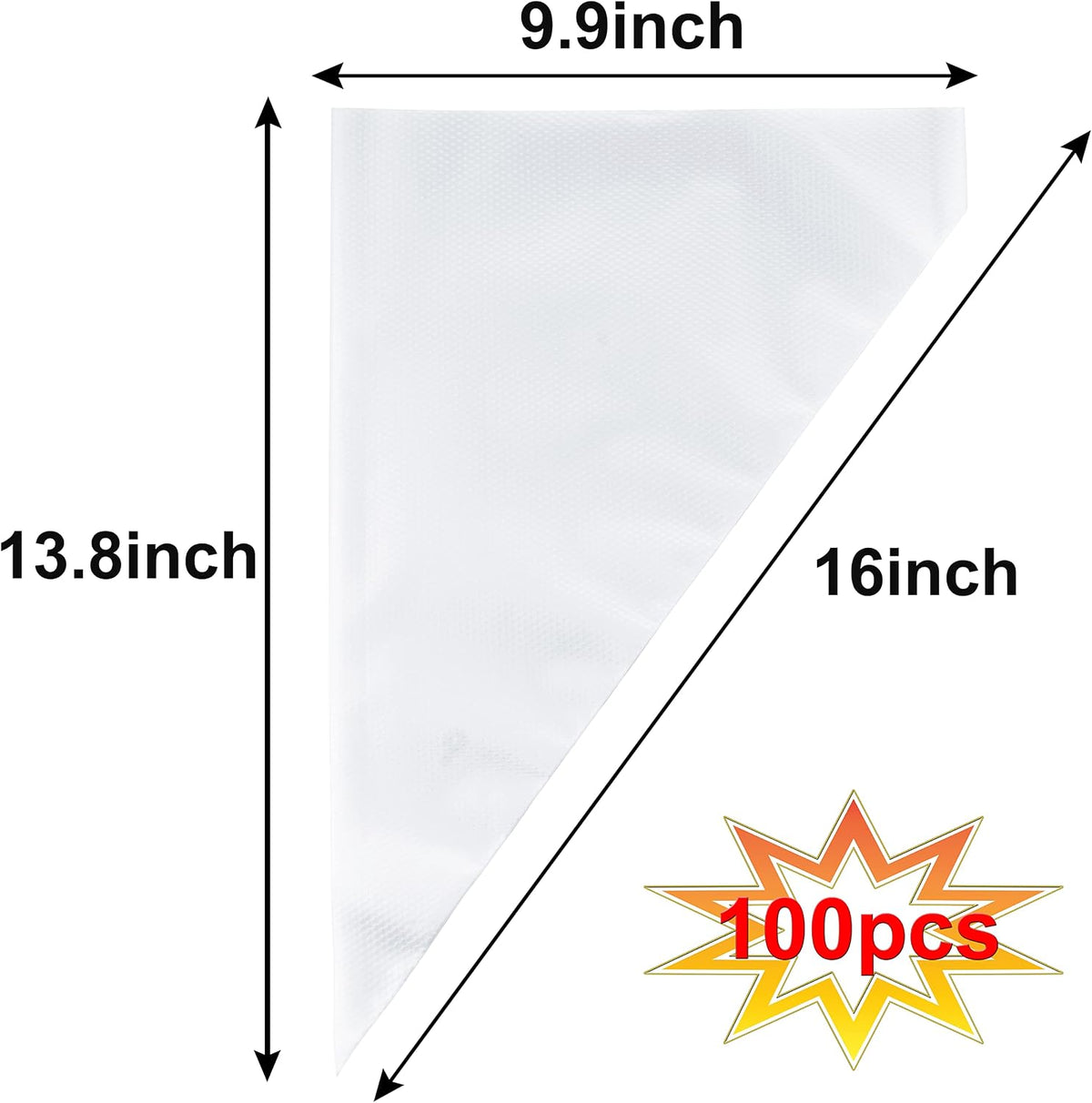Piping Bags and Tips Set, 100 PCS 12in Pastry Bags, Piping Bags Disposable