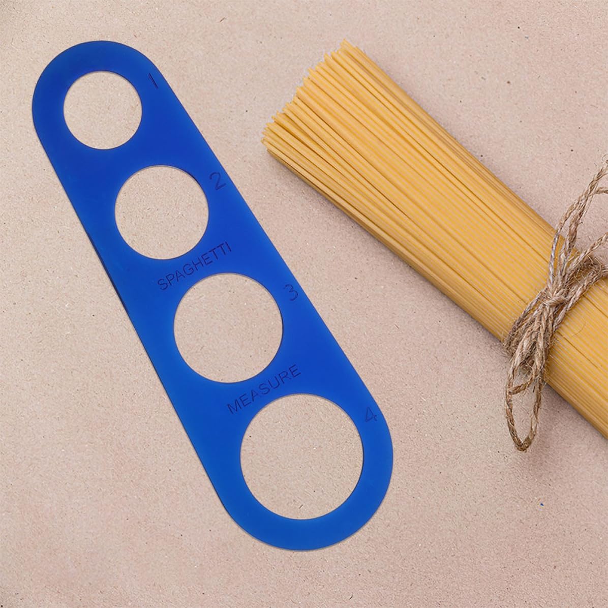 2pcs Stainless Steel 4-hole Spaghetti Measure Tool for Kitchen