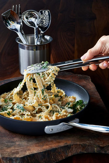 All-Clad Specialty Stainless Steel Kitchen Gadgets Serving Tongs Kitchen Tools, Kitchen Hacks Silver