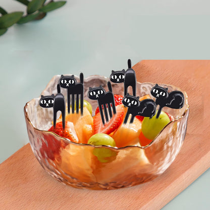 UOUYOO 36 Pcs Animal Food Picks, Cute Cartoon Animal Fruit Food Toothpicks,Reusable Lunch Picks Bento, Lunch Bento Box Picks
