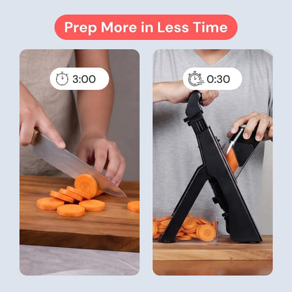 Fullstar Safer Mandoline Slicer for Kitchen Adjustable Veggie & Food Slicer