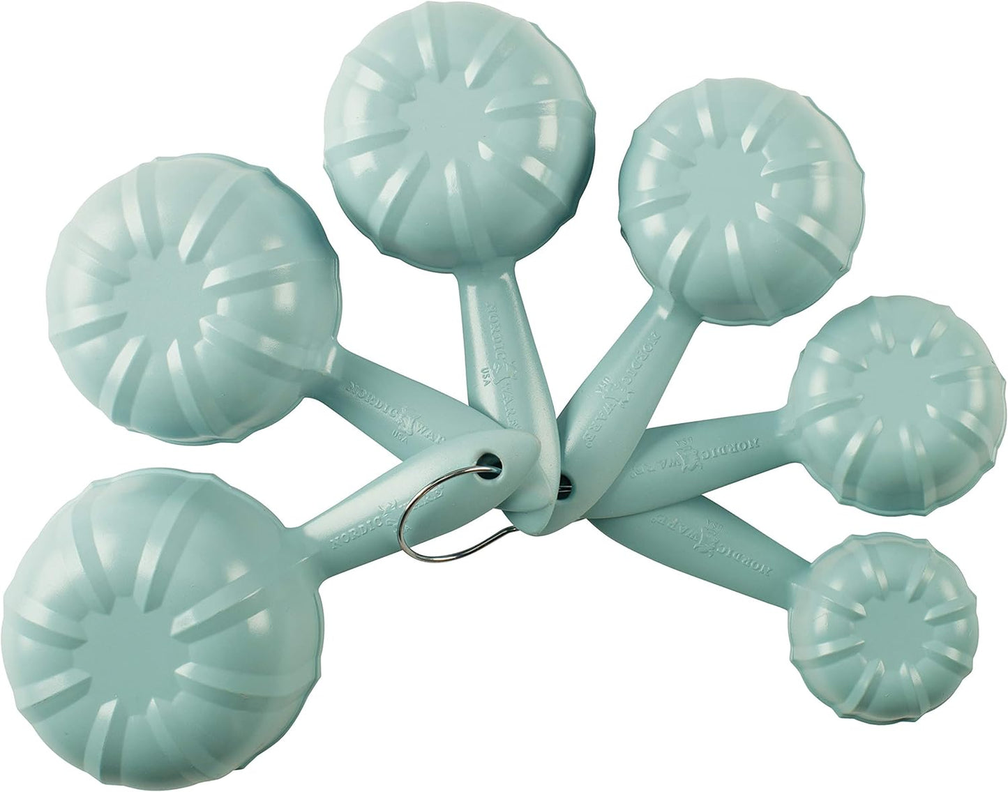 Nordic Ware Cups Bundt Measuring, Set of 6, Sea Glass
