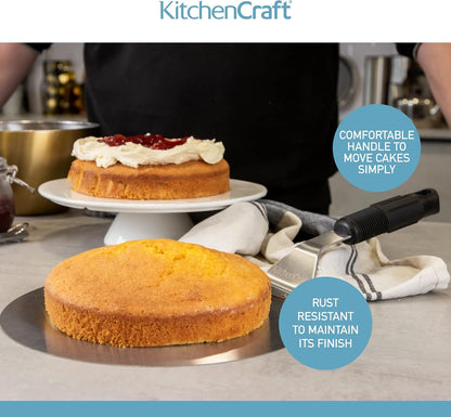 KitchenCraft Cake Lifter, Stainless Steel, 25cm